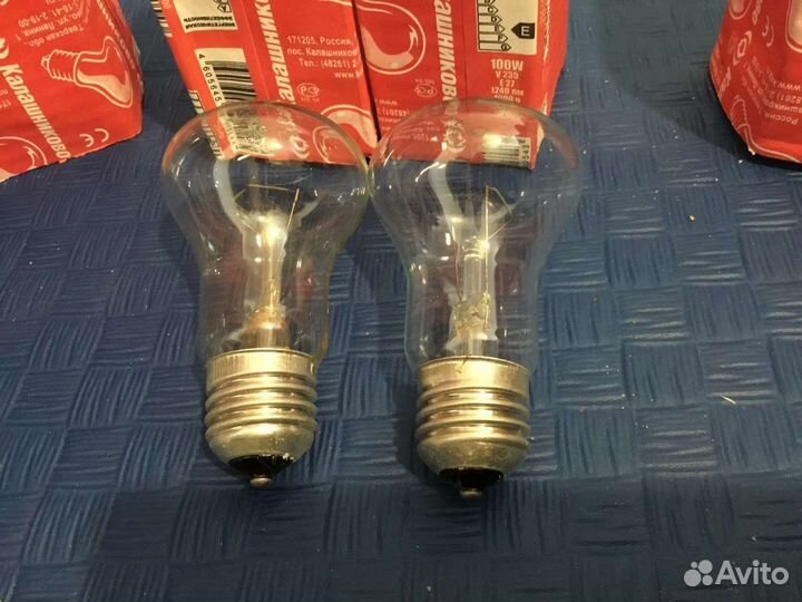 Лампы накаливания 60Вт, 100Вт, 150Вт