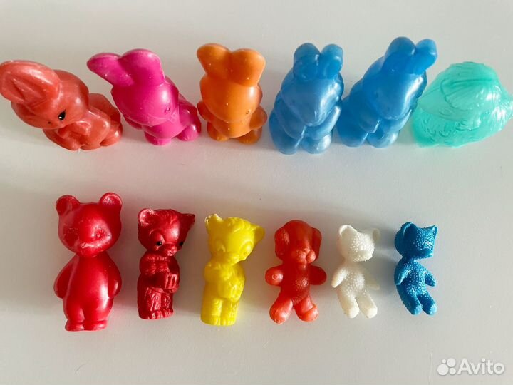 Игрушки СССР зайцы, мишки