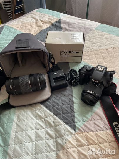 Зеркальный фотоаппарат canon eos 1100d