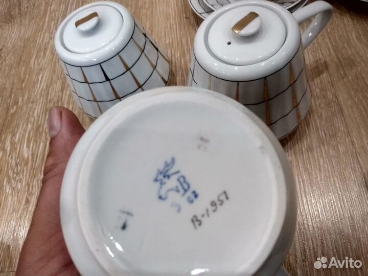 Чайный сервиз вербилки СССР