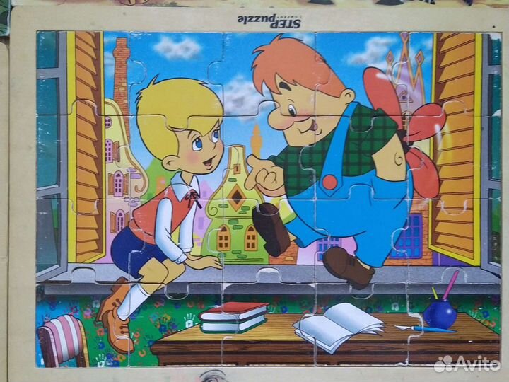 Деревянные пазлы большие