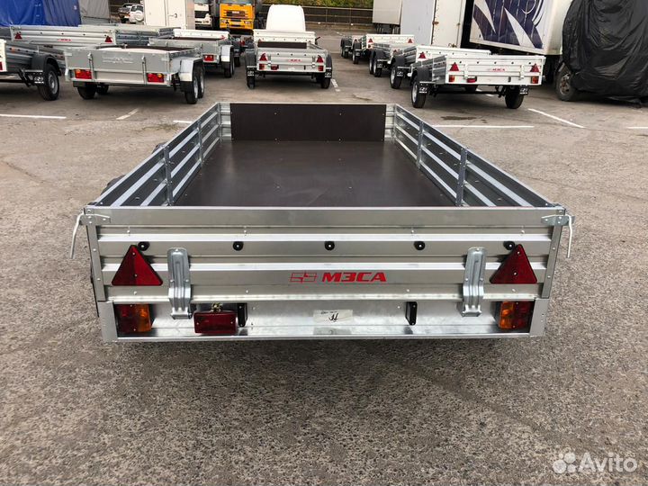 Новый двухосный прицеп Мзса 3,0 х 1,5 (усиленный)