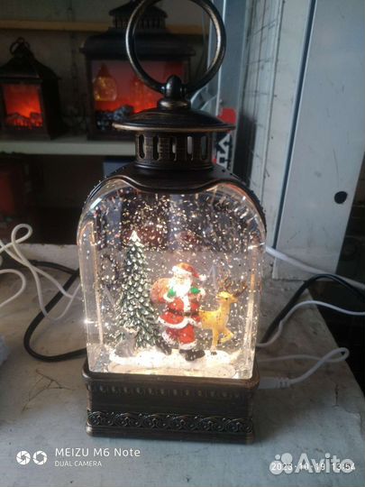 Новогодний фонарь светильник