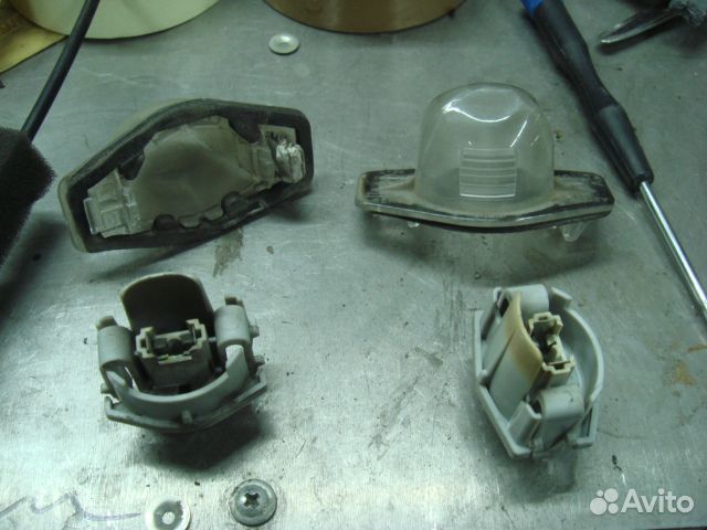 Хонда Фонарь подсветки номерного знака Honda