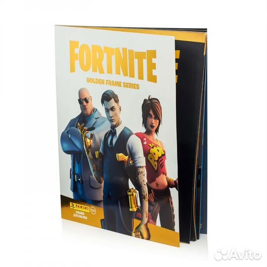 Наклейки panini Fortnite Golden Frame Series