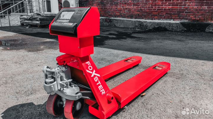 Гидравлическая тележка рохля с весами