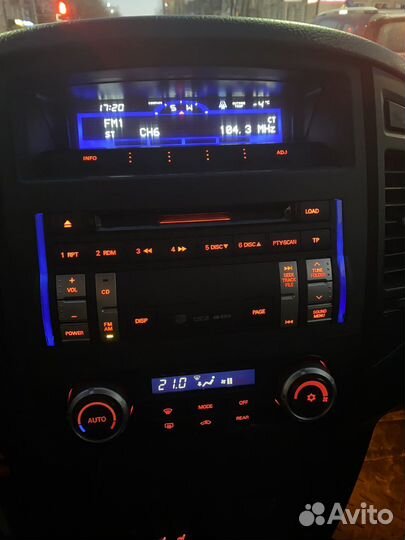 Штатная магнитола митсубиши паджеро 4