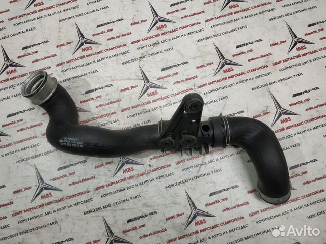 Патрубок интеркулера om646 w203 Mercedes верхний