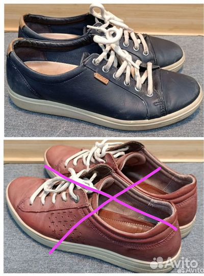 Ecco кеды женские р-р 38