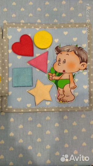 Развивающие книжки из фетра