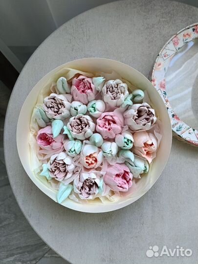 Зефирные тюльпаны подарок на день рождение