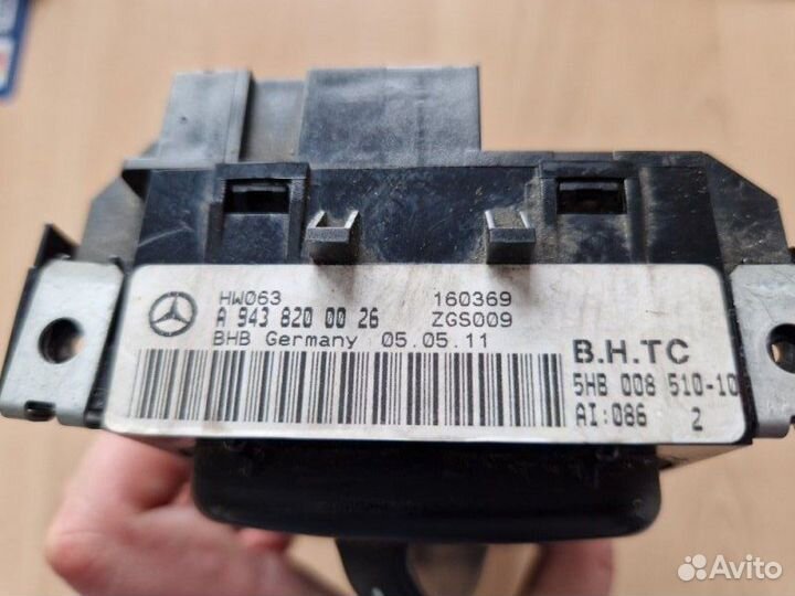 Блок управления отопителем Mercedes Benz Actros