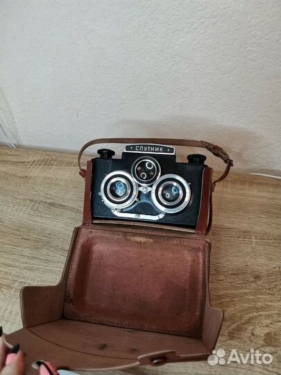 Фотоаппарат Спутник СССР 1960е пленочный
