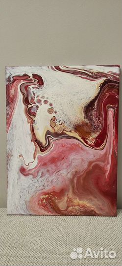 Картина fluid art жидкий акрил