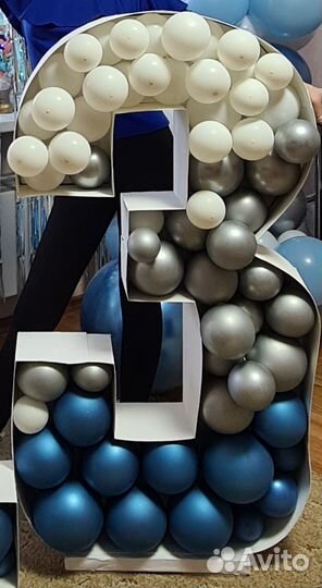 Объемная цифра 3 для фотосессии