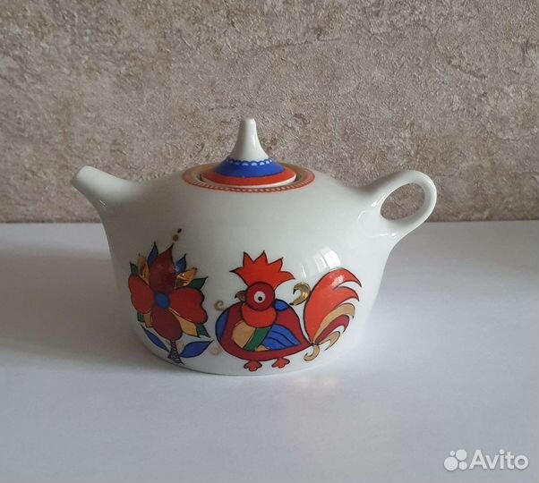 Чайник заварочный маленький лфз СССР, Конь и Петух