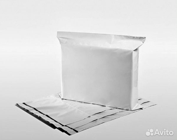 Пакет курьерский белый 585*585+40мм без кармана (у