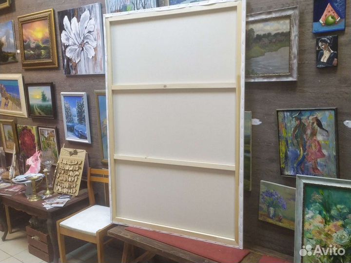 Холст на подрамнике грунтованный