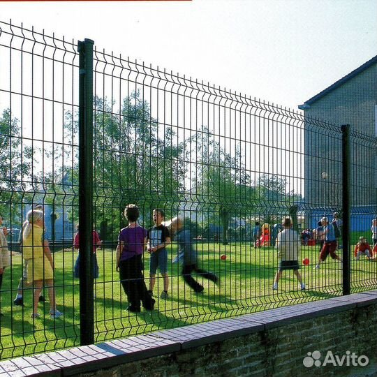 Ограждение участков детского сада в Торопце