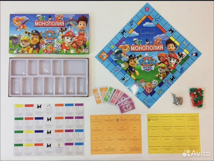 Монополия щенячий патруль