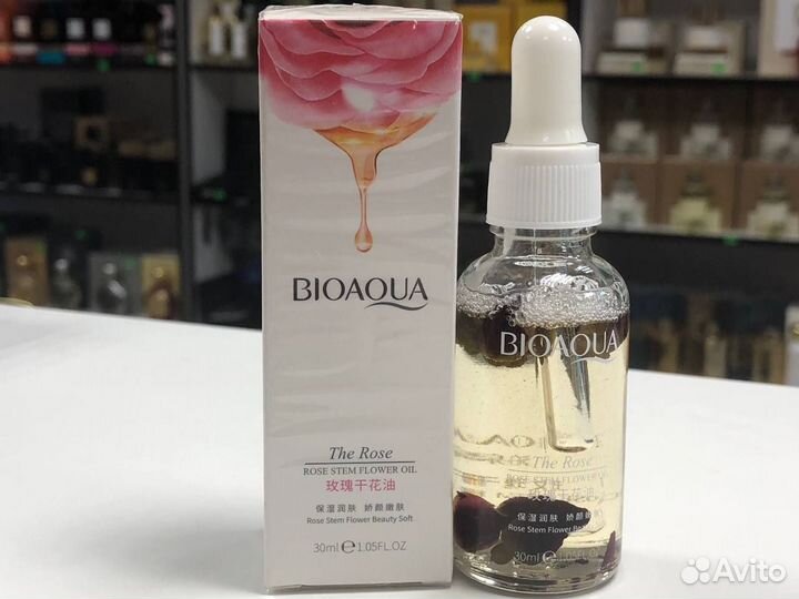 Масло для лица с экстрактом розы Bioaqua The Rose