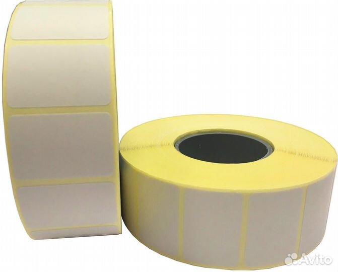 Термоэтикетка 75х120, белая (300шт/рул)