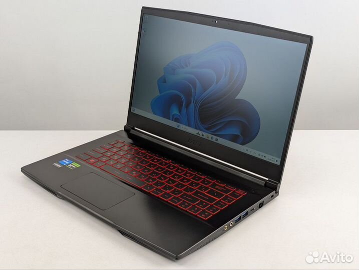 Игровой MSI 15 core I5 RTX 3050 144Hz 8/16GB 512GB