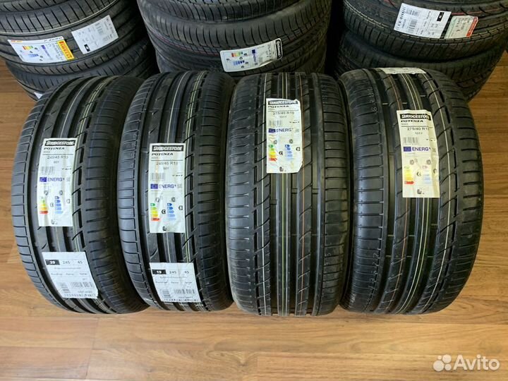 Bridgestone Potenza S001 245/45 R19 и 275/40 R19