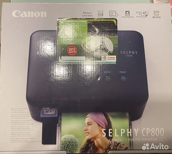 Фотопринтер canon selphy CP800