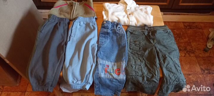 Детские вещи для мальчика на 1-2 года пакетом