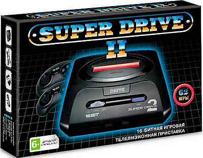 16 bit Приставка Super Drive 2 Classic Black box