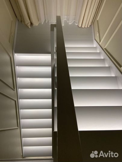 Подсветка лестницы с датчиками движения