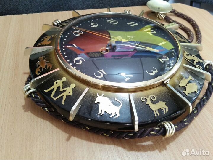 Ретро механические настенные часы Sieco гдр 1965