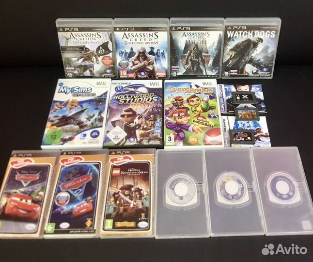 Лицензионные игры для PS3 PSP Wii GameBoy