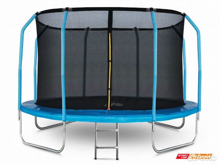 Батут с внутренней сеткой и лестницей 3,66 метра