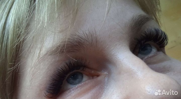 Наращивание ресниц на дому