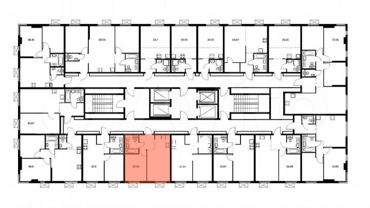 1-к. квартира, 36,5 м², 28/33 эт.
