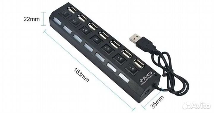 USB хаб разветвитель