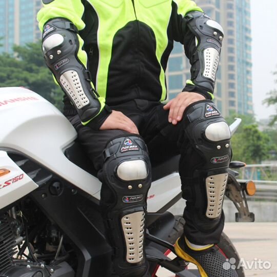 Комплект защиты коленей и локтей Mad Bike, металл