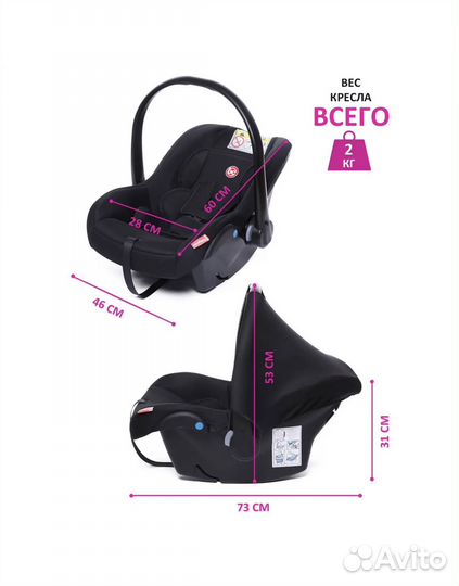 Детское автокресло от 0
