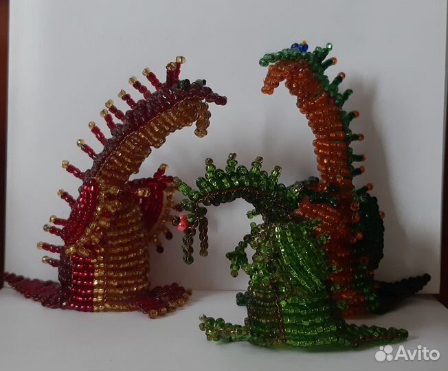 Дракончик из бисера