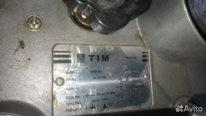 Опрессовочный насос Tim wm50