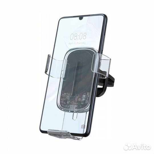 Держатель смартфона с беспроводной зарядкой Baseus