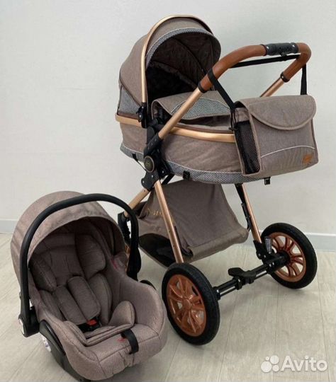 Коляска 2/1 и 3в1 люксмом v9