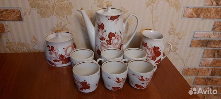 Сервизы времен СССР и чайные пары