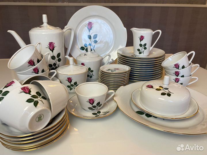 Чайно-кофейный сервиз Kahla Konitz Гдр