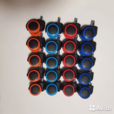 Колесики для кресла, ролики для кресла новые