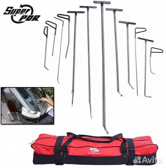 Набор крюков PDR для удаления вмятин