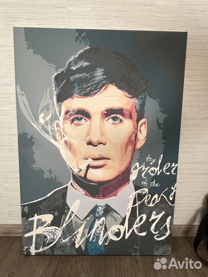 Готовая картина по номерам раскрашенная