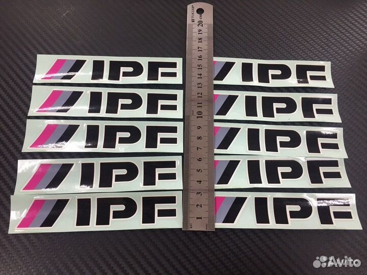 Наклейка IPF 13*2см Япония оригинал
